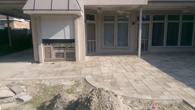 Paver Patio - Metairie — Landscape Construction project by Greenman Dan, Inc.