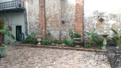 Frenchmen Courtyard — Landscape Construction project by Greenman Dan, Inc.