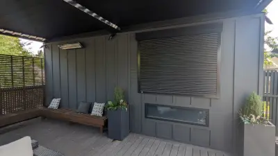 Seattle Sun and Rain Pergola — Landscape Construction project by London Design Build