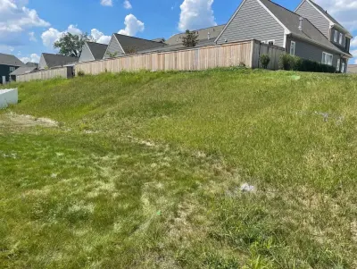 Slate Bomb Terrace — Landscape Construction project by Schellhaas Landscape Construction
