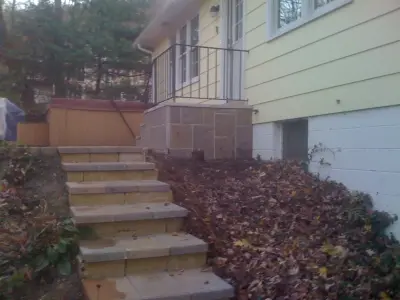 Layered Steps — Landscape Construction project by A-Z Landscaping LLC