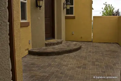 Spanish-Inspired Hardscape — Landscape Construction project by Signature Landscapes