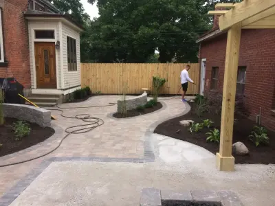 Steve and Shirley — Landscape Construction project by Vision-scapes Inc