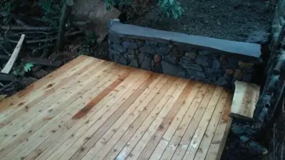 Timber Crafting — Landscape Construction project by Fire Sparrow Landscaping