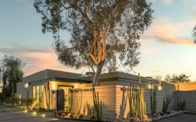 Complete Home Fusion of Mid Century and Industrial Styles — Landscape Construction project by London Design Build