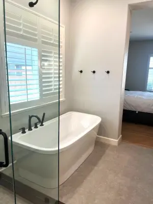 Lopez Master Bath Transformation: Mark and Cindy's Before and After — Home Renovation & Remodeling Services project by Bridges Const.