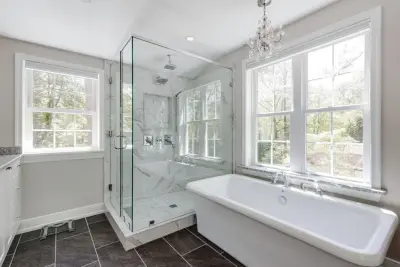 Cherokee Road Corridor Master Bathroom — Home Renovation & Remodeling Services project by Cabinetry & Construction, Inc.