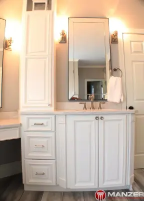 Primary Bathroom — Home Renovation & Remodeling Services project by Manzer Contracting