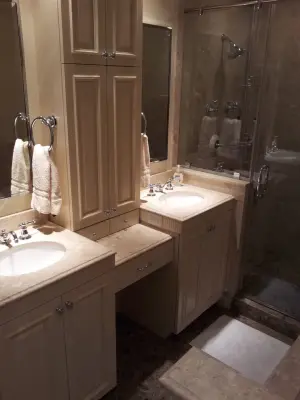 Primary Bathroom — Home Renovation & Remodeling Services project by Aikins Custom Woodwork