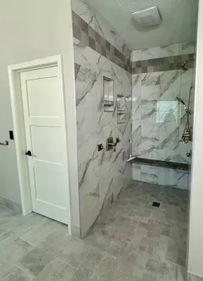 Primary Bathroom Renovation — Home Renovation & Remodeling Services project by Reliance Construction Group
