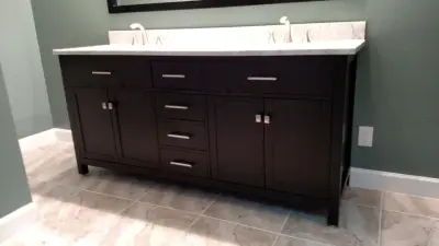 luxury bathroom remodel — Home Renovation & Remodeling Services project by A.M.Carter Construction Inc
