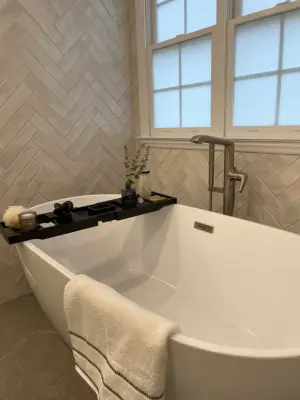 Eternal Luxury Bathroom — Home Renovation & Remodeling Services project by TG Construction & Design, Inc.