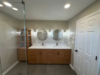 Primary Bath — Home Renovation & Remodeling Services project by Oak & Pearl Construction, LLC