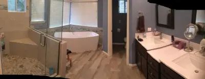 PRIMARY BATHROOM — Home Renovation & Remodeling Services project by Precision Home Design & Remodeling