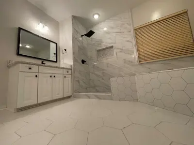 Primary bathroom — Home Renovation & Remodeling Services project by JCP Contractor LLC