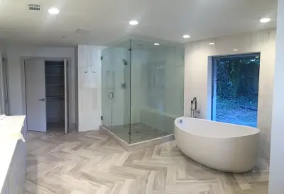 New Construction of Master Bathroom — Home Renovation & Remodeling Services project by Homecorp - Sandy Tabacinic