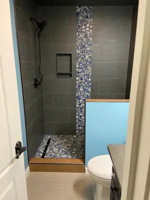 Mauws Restroom — Home Renovation & Remodeling Services project by Built Construction & Electric