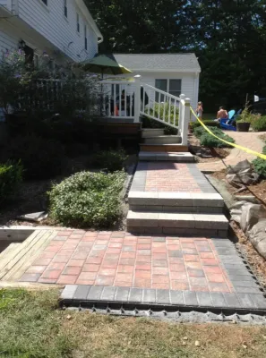 Team Landscaping, LLC - Sidewalk & Pathway Installation in Branford, CT