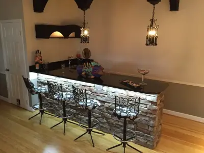 Merrimont Hills Lower Level — Home Renovation & Remodeling Services project by Badin Lake Builders