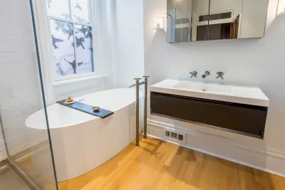 Master Bathroom of the Mexican War Streets — Home Renovation & Remodeling Services project by J. Francis Company LLC