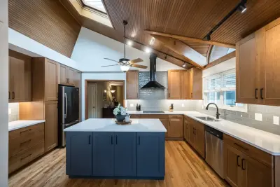 Mid-Century Inspired Kitchen — Home Renovation & Remodeling Services project by Lakeside Renovation & Design