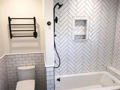 Mike and Robin Campbell Bathroom Transformation — Home Renovation & Remodeling Services project by Bridges Const.