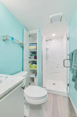 Milwaukie Basement Restroom — Home Renovation & Remodeling Services project by Double J Construction Inc Dba Double J Renovations