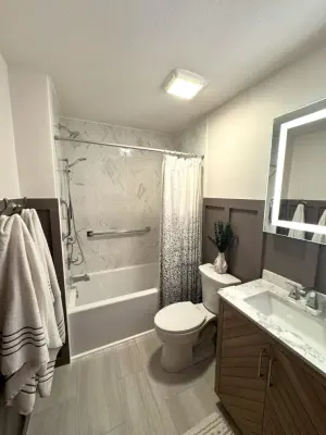 Minneapolis Bathroom Renovation — Home Renovation & Remodeling Services project by Color Pop Interiors