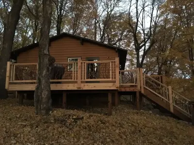 Mountain Laurel Handrail - Carpentry & Woodworking in Franklin, NC