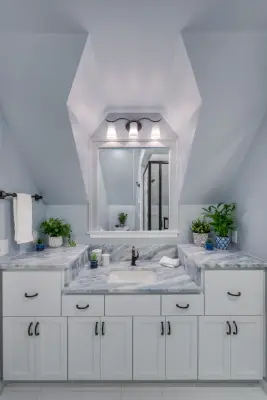Contemporary Accessibility | Bathroom Design for Aging in Place — Home Renovation & Remodeling Services project by Sylvestre Remodeling & Design