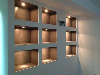 Contemporary Art Niches in Beverly Hills — Home Renovation & Remodeling Services project by Graham Hallissey Construction
