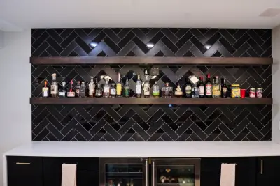 Contemporary Basement Renovation — Home Renovation & Remodeling Services project by Aptitude Design & Build