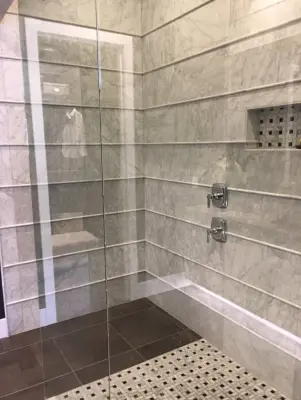 Contemporary Restroom — Home Renovation & Remodeling Services project by Simply Construction
