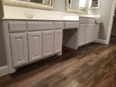 Contemporary Bathroom Renovation — Home Renovation & Remodeling Services project by SLM General Contractors, LLC