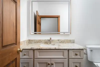 Contemporary Bathroom Renovation — Home Renovation & Remodeling Services project by BDM Construction Inc.