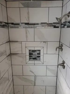 Contemporary Tailored Bathrooms — Home Renovation & Remodeling Services project by Lavish Builders