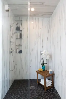 Contemporary Glendale Bathroom — Home Renovation & Remodeling Services project by LaBonte Construction