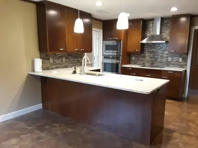 Contemporary Kitchen Renovation — Home Renovation & Remodeling Services project by SLM General Contractors, LLC