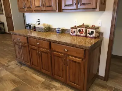 Neece Contemporary Traditional Kitchen Home — Home Renovation & Remodeling Services project by Robbins Construction