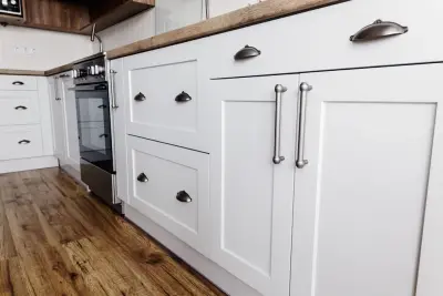 Timber Highlighted Kitchen — Home Renovation & Remodeling Services project by Kitchen Master Design & Remodeling LLC