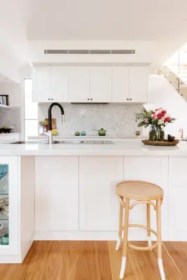 Impeccably White Kitchen — Home Renovation & Remodeling Services project by Kitchen Master Design & Remodeling LLC