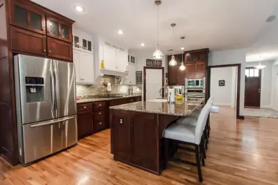 Reed Contemporary Classic Residence - Kitchen — Home Renovation & Remodeling Services project by Robbins Construction