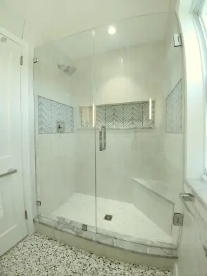 Monticello Park Triple Bath — Home Renovation & Remodeling Services project by Beverly Thomas LLC