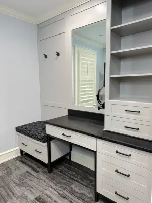 Myers Park Primary Bathroom — Home Renovation & Remodeling Services project by Guthmann Construction