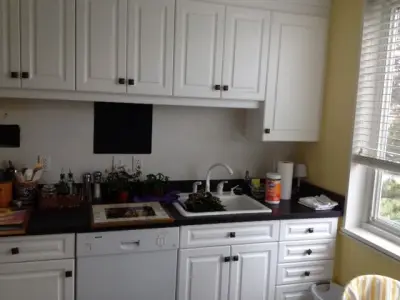 Japanese Glass Tile Backsplash and New Silestone Countertops — Home Renovation & Remodeling Services project by CK Renovations, LLC