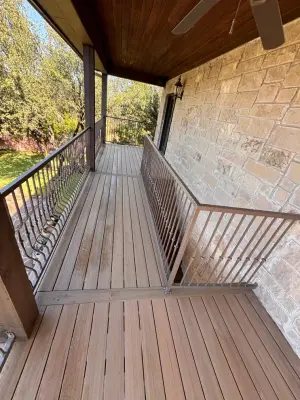 new upper-level deck — Home Renovation & Remodeling Services project by ATX Outdoor Construction LLC