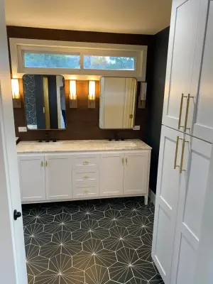 Renovation of the Master Bathroom in Newbury Park — Home Renovation & Remodeling Services project by Graham Hallissey Construction