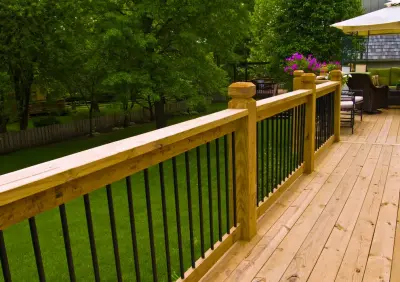 Noonan - Treated Wood Deck in Kansas City — Home Renovation & Remodeling Services project by All Weather Decks