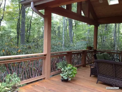 North Carolina Railings for Branches — Home Renovation & Remodeling Services project by Mountain Laurel Handrail