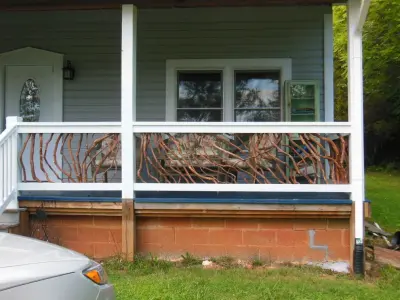 North Carolina Veranda Railing — Home Renovation & Remodeling Services project by Mountain Laurel Handrail